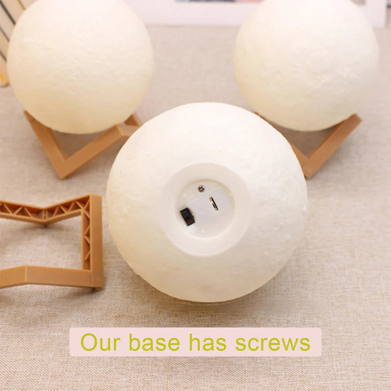 Book Light LED Moon Lamp | Galaxy Night Light | Bedroom & Gift Decor