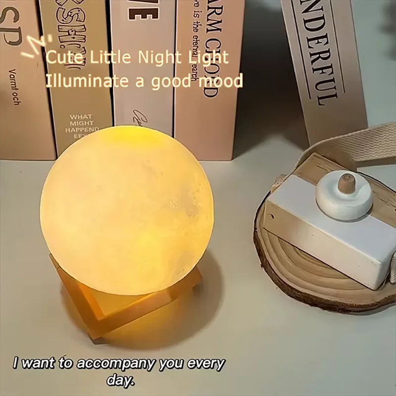 Book Light LED Moon Lamp | Galaxy Night Light | Bedroom & Gift Decor