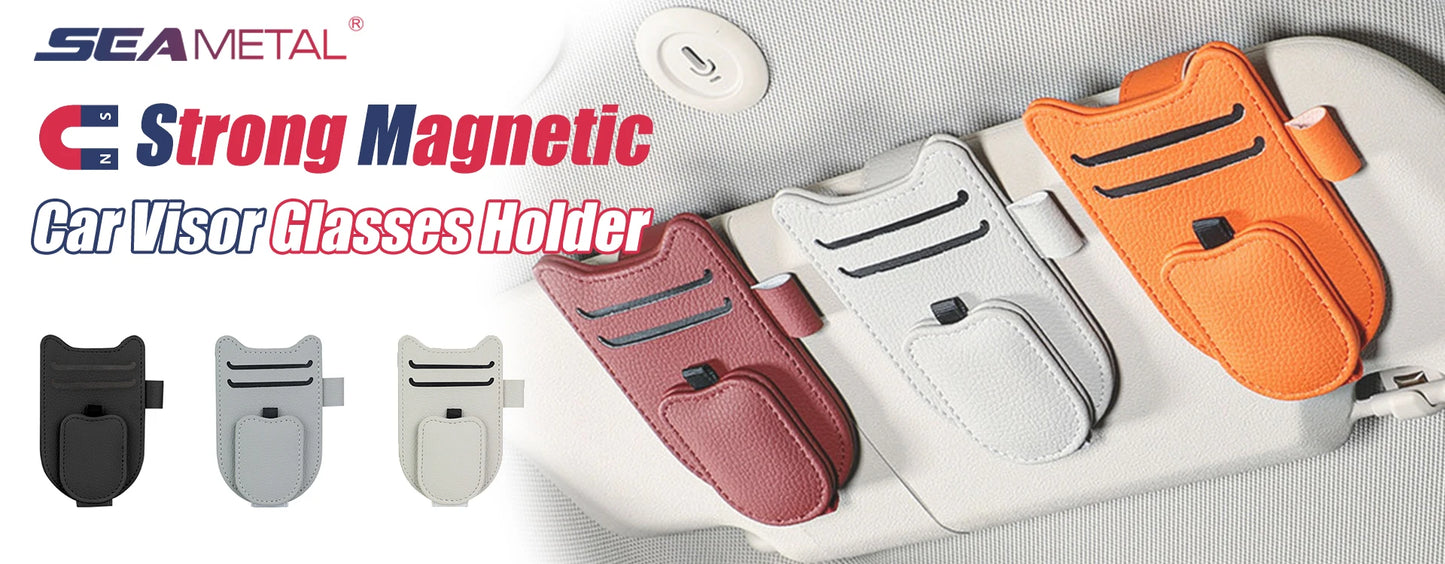 SEAMETAL Rearview Mirror Phone Holder for Car Free Rotation Adjustment Phone Mount Stat