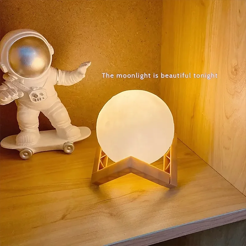 Book Light LED Moon Lamp | Galaxy Night Light | Bedroom & Gift Decor
