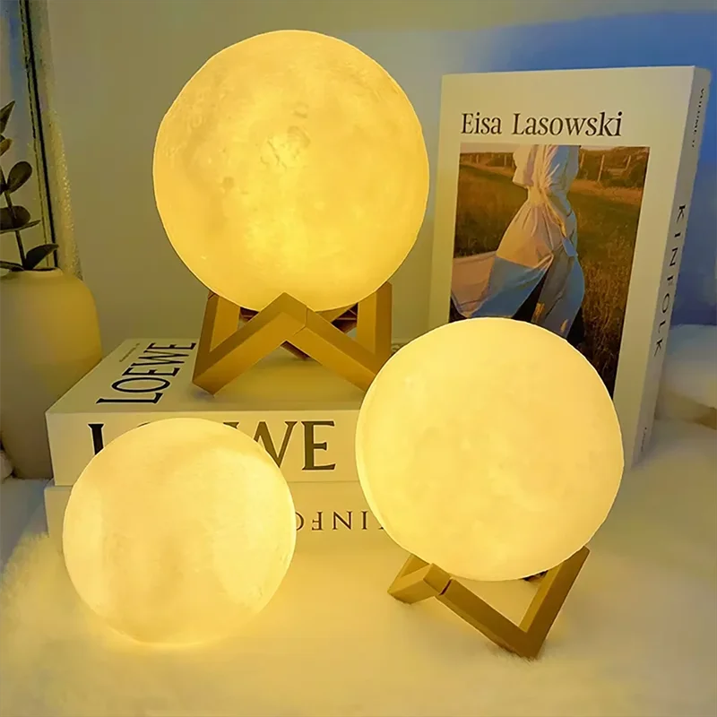 Book Light LED Moon Lamp | Galaxy Night Light | Bedroom & Gift Decor