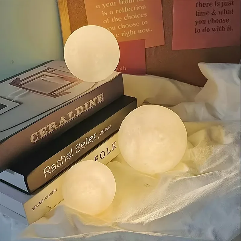 Book Light LED Moon Lamp | Galaxy Night Light | Bedroom & Gift Decor
