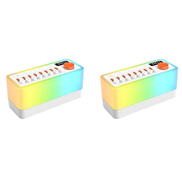 White Noise Sleep Machine | 8 Nature Sounds + Bluetooth Speaker