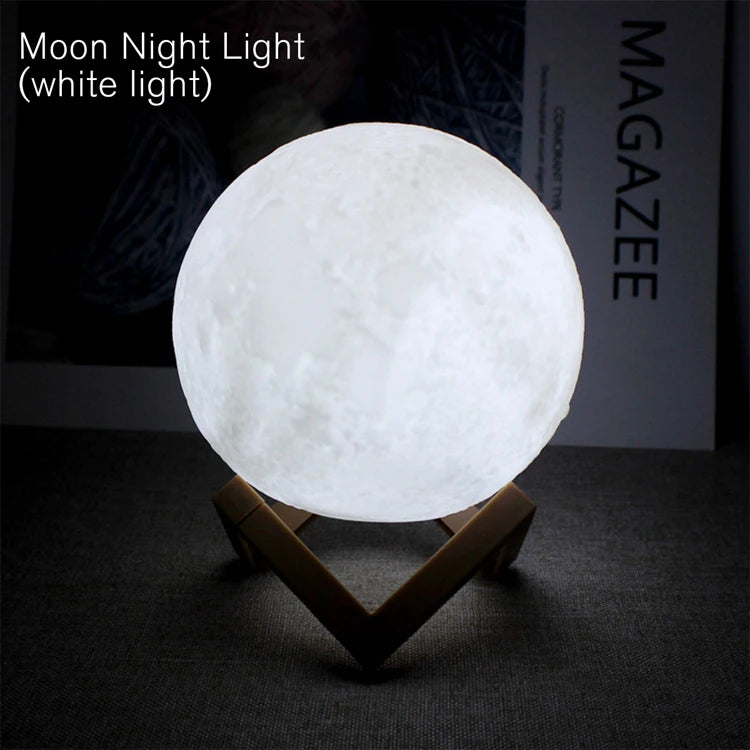 Book Light LED Moon Lamp | Galaxy Night Light | Bedroom & Gift Decor
