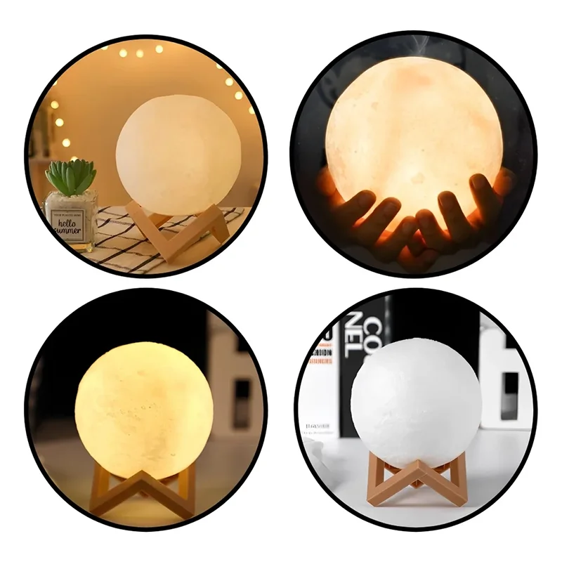 Book Light LED Moon Lamp | Galaxy Night Light | Bedroom & Gift Decor